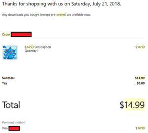 Order Receipt 5
